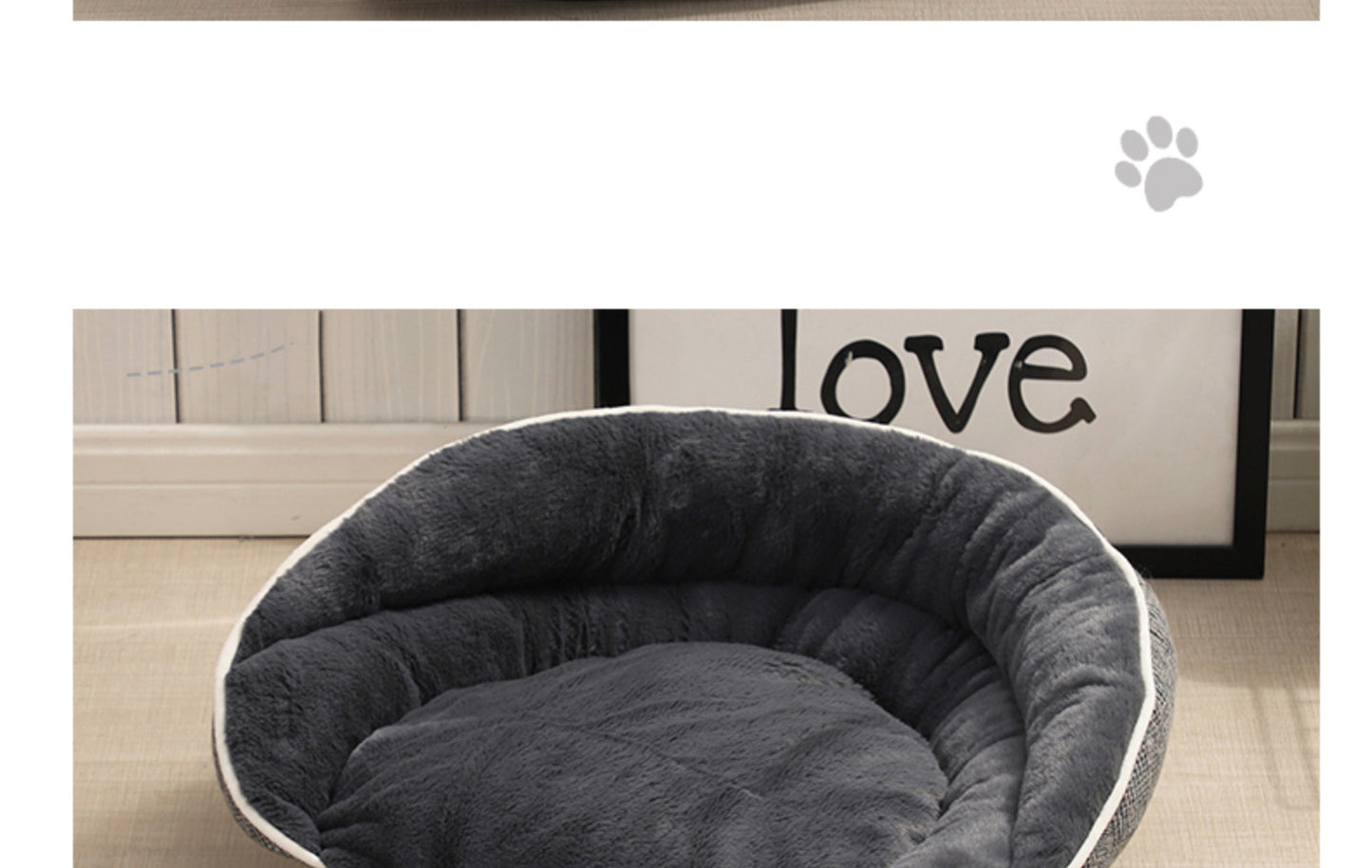 Half-Moon Dog Bed