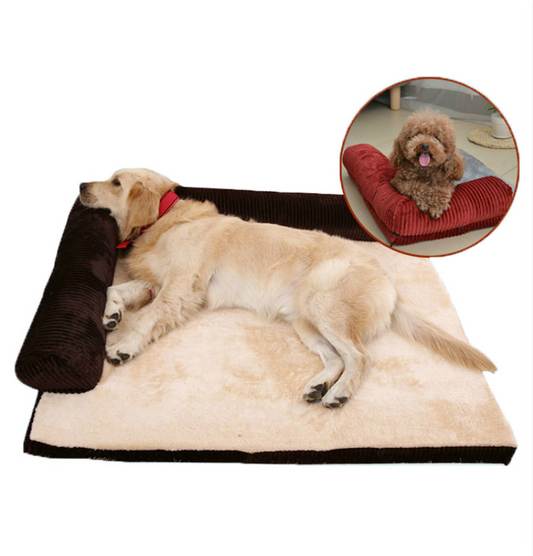 Square Dog Bed with Cushion