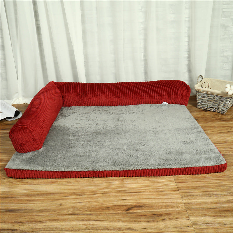 Square Dog Bed with Cushion