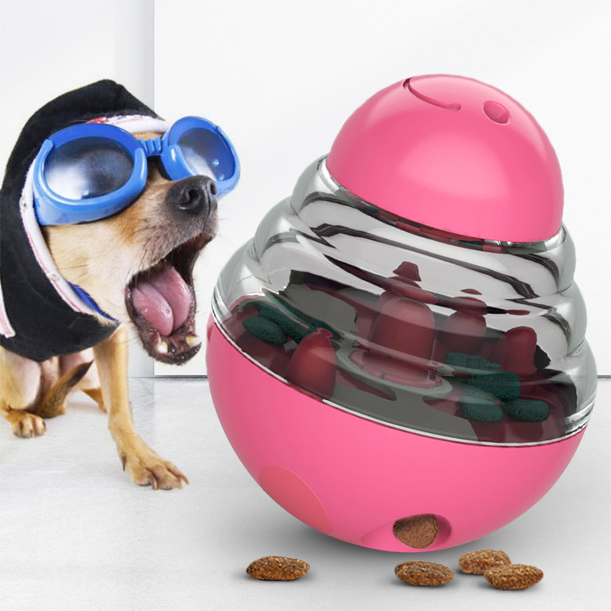 Dog Bites Toy Tumbler Feeder