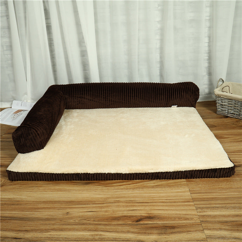 Square Dog Bed with Cushion