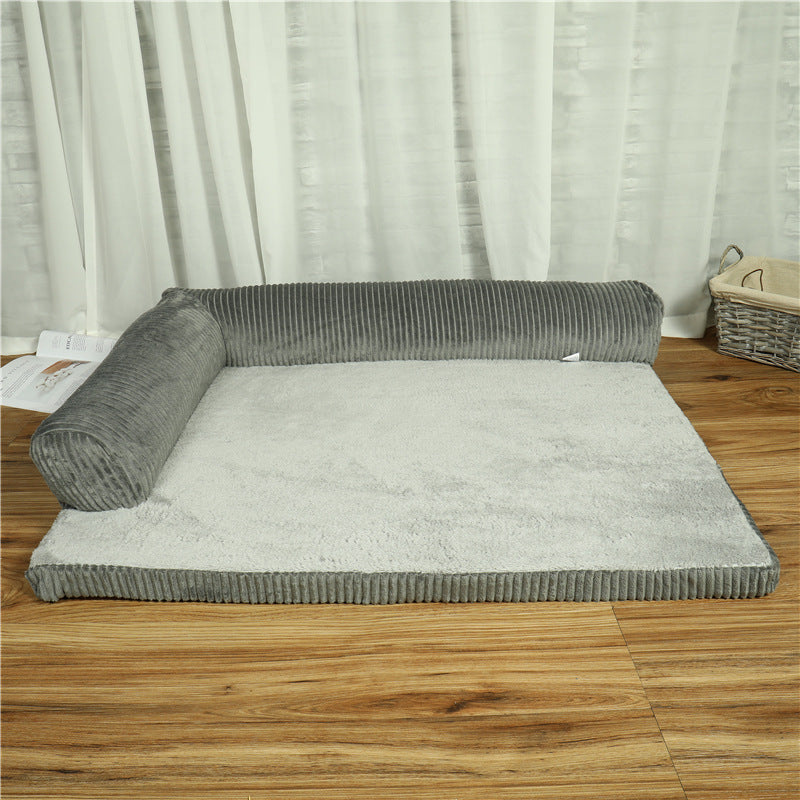 Square Dog Bed with Cushion