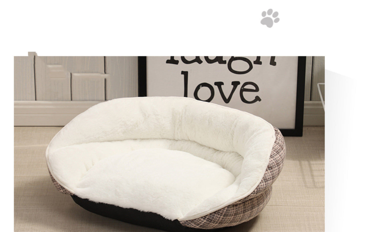 Half-Moon Dog Bed