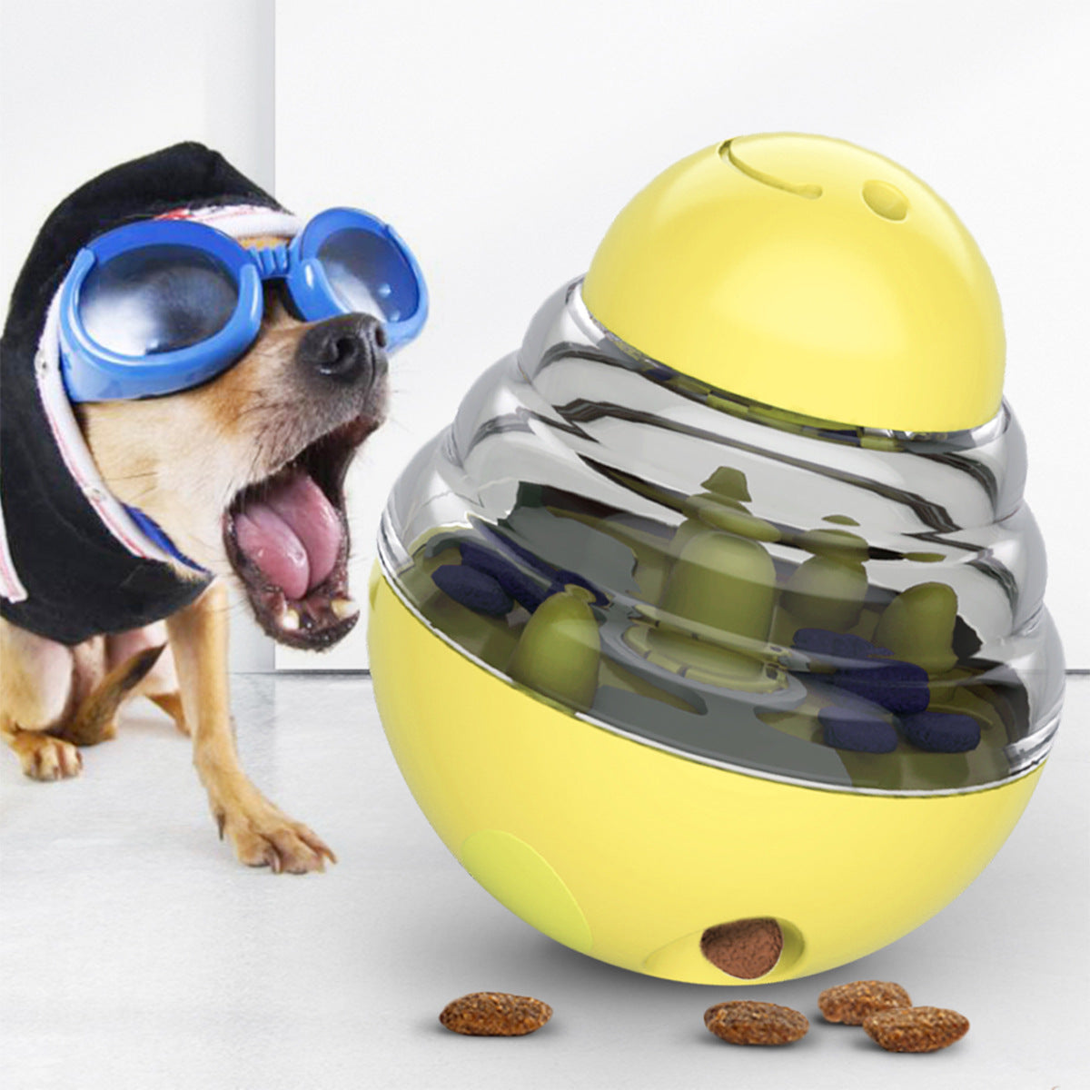 Dog Bites Toy Tumbler Feeder