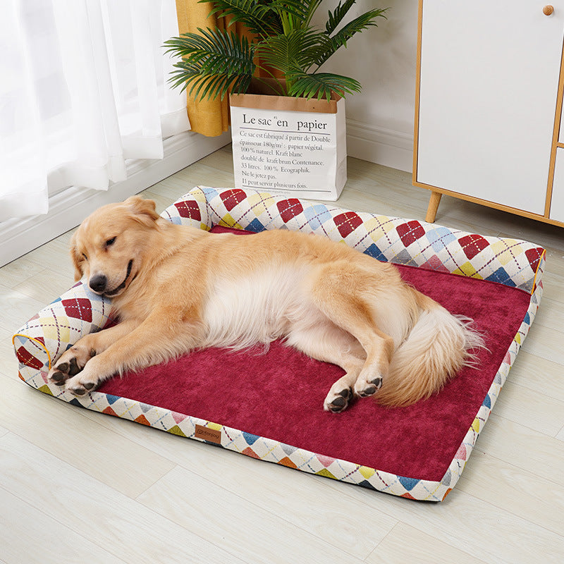 Autumn Winter Removable And Washable Dog Bed