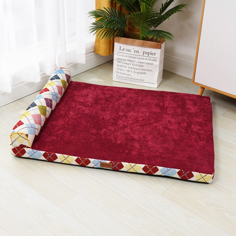 Autumn Winter Removable And Washable Dog Bed