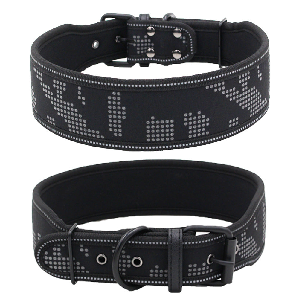 Reflective Camouflage Comfortable Dog Collar Dog Collar